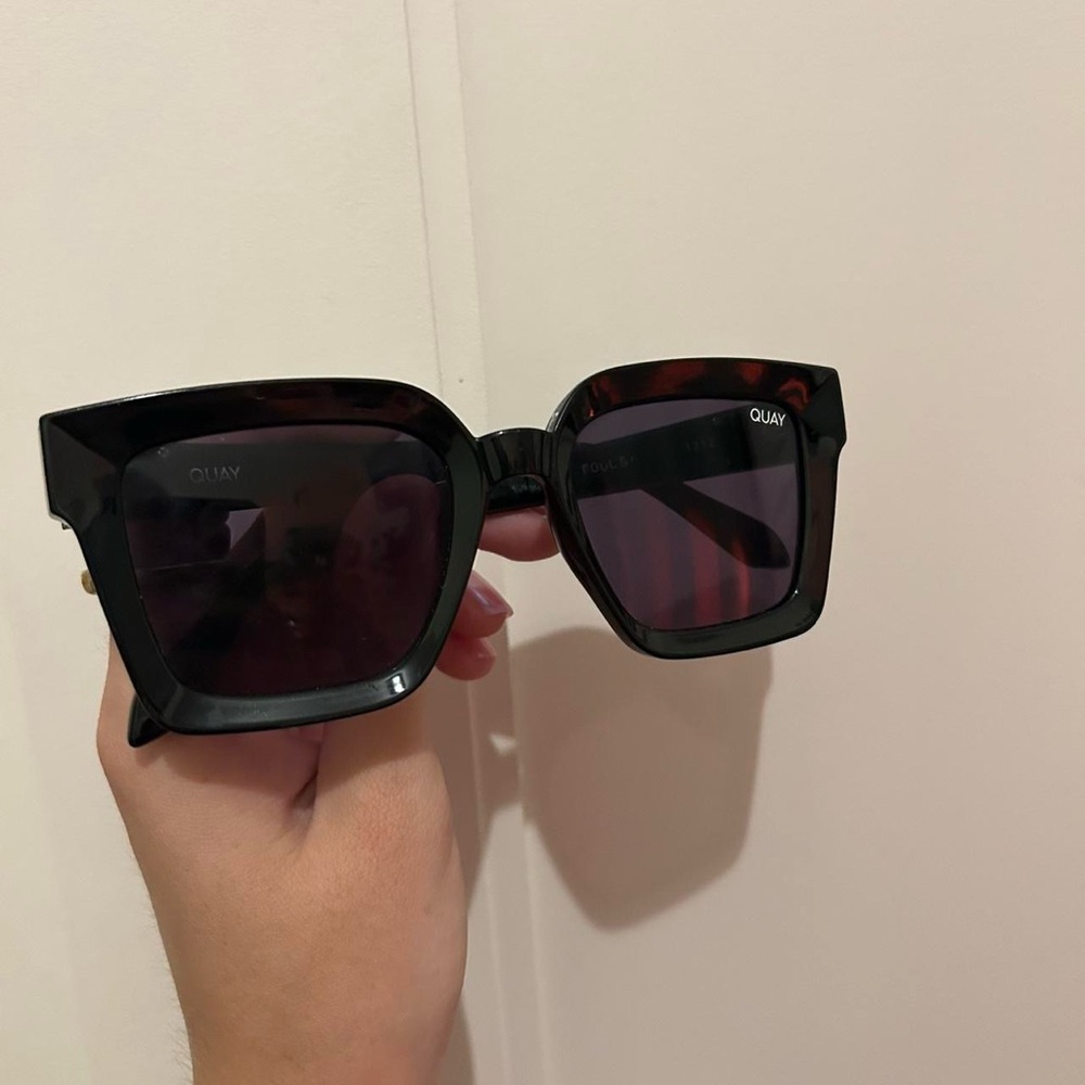 Quay Australia Black Square Sunglasses